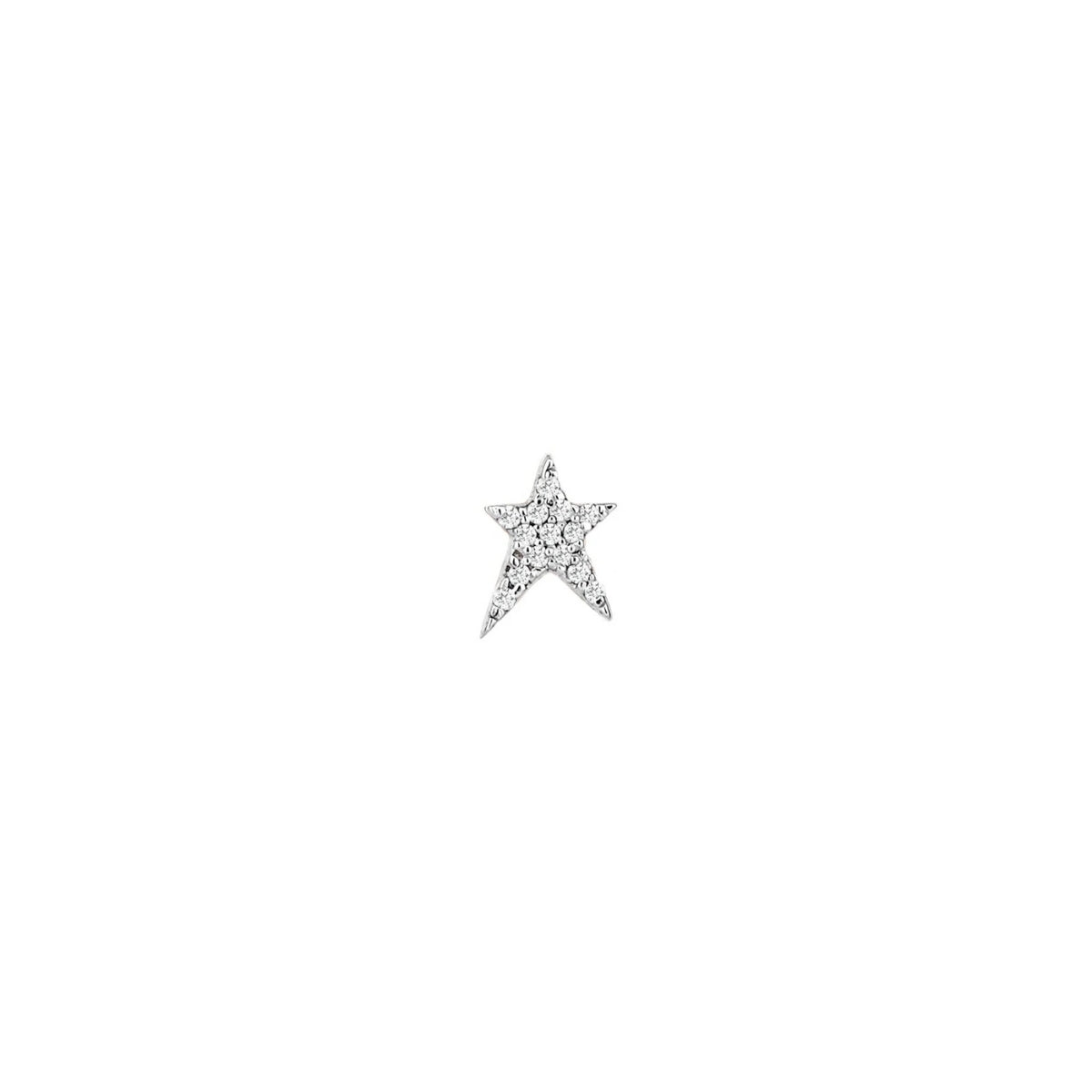 Buy Kismet by Milka Small Pave Star Stud Earring Online for Women | Free 3-Hour Delivery in Dubai | Boom & Mellow UAE