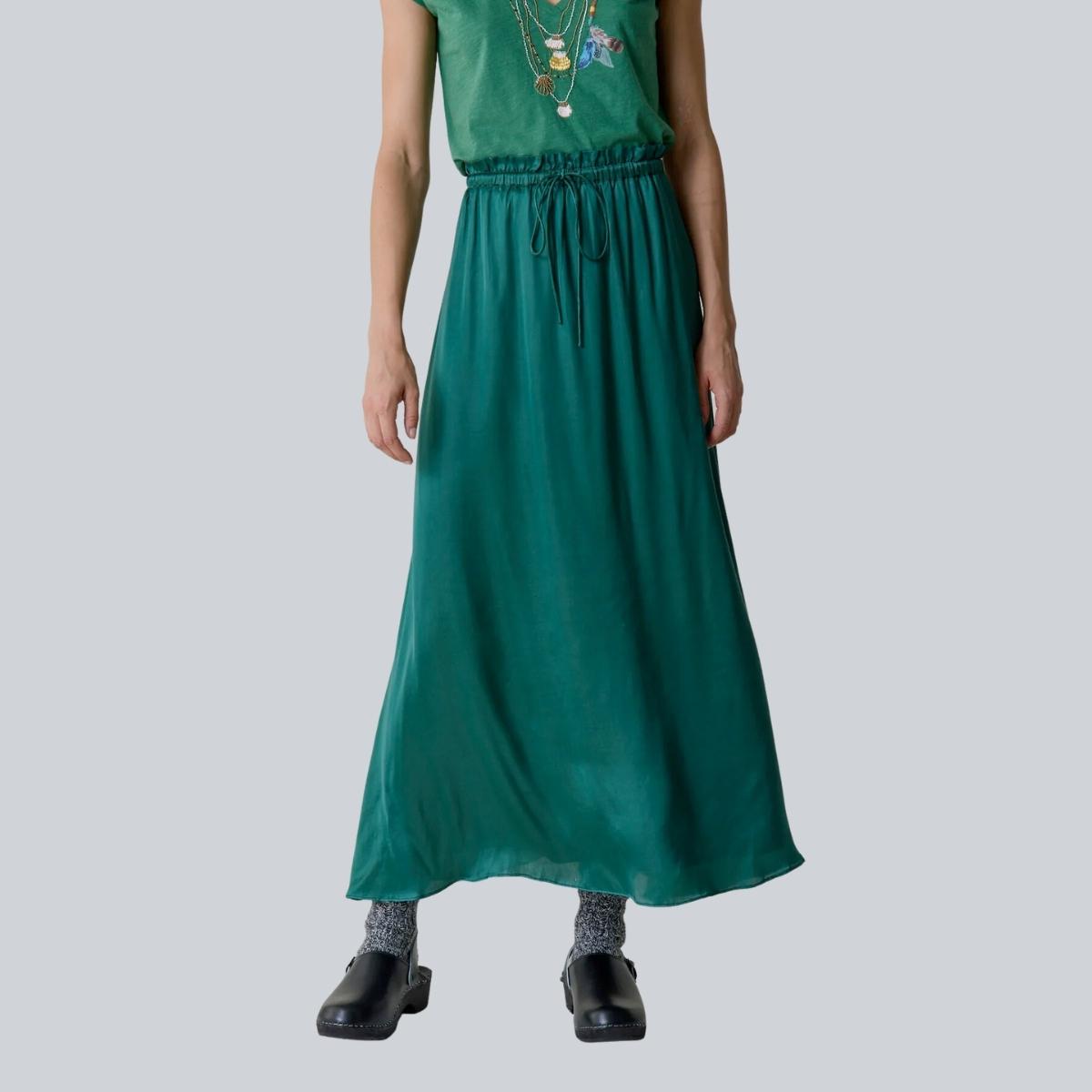 Buy Leon and Harper Juliette Emerald Skirt Online for Women | Free 3-Hour Delivery in Dubai | Boom & Mellow UAE