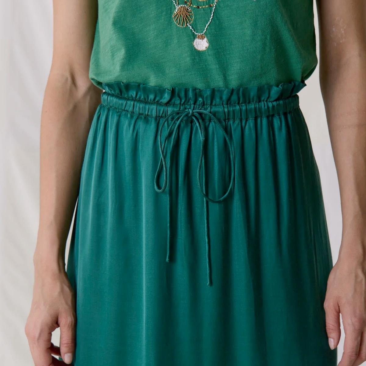 Buy Leon and Harper Juliette Emerald Skirt Online for Women | Free 3-Hour Delivery in Dubai | Boom & Mellow UAE