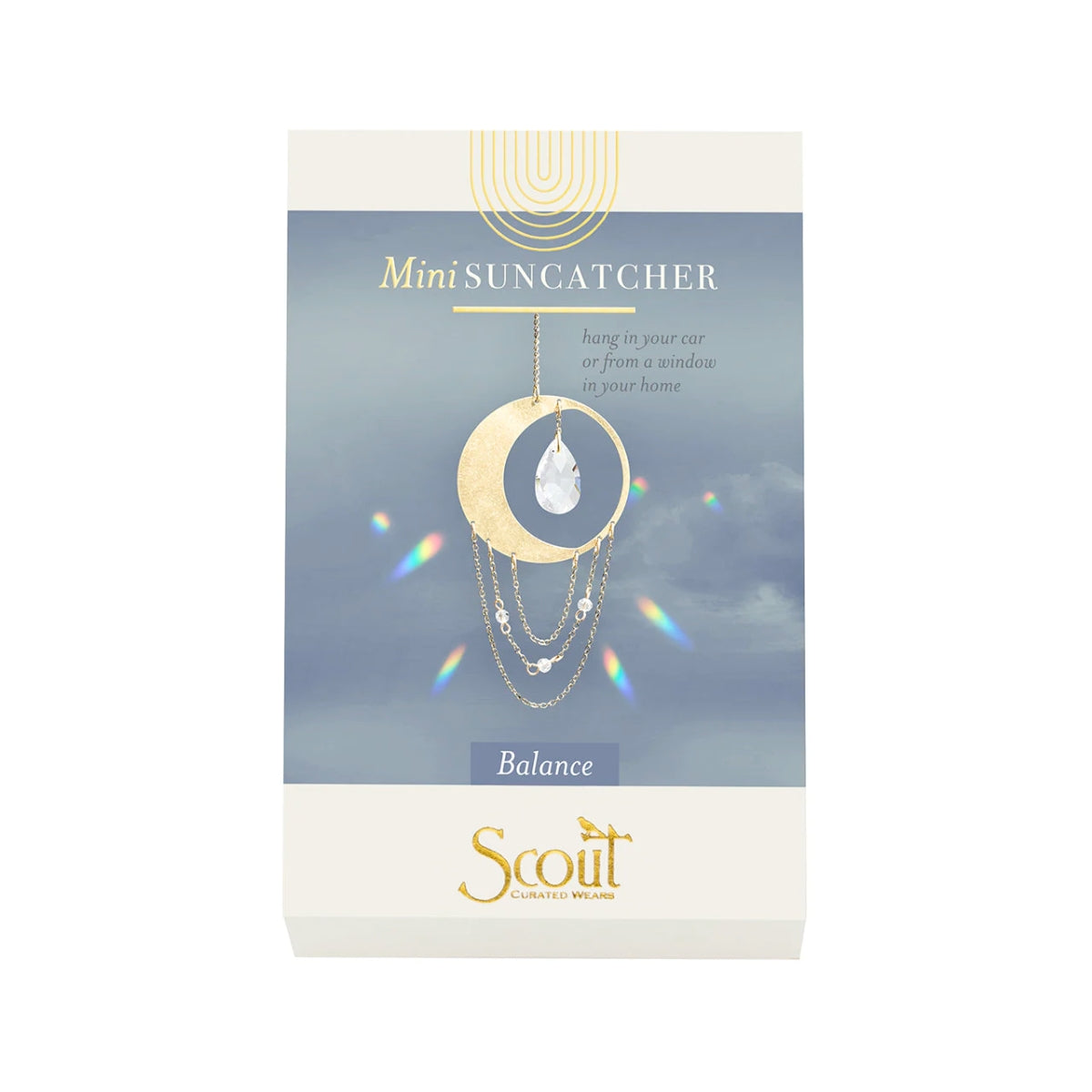Buy Scout Curated Wears Crescent Moon Mini Suncatcher Online for Women | Free 3-Hour Delivery in Dubai | Boom & Mellow UAE