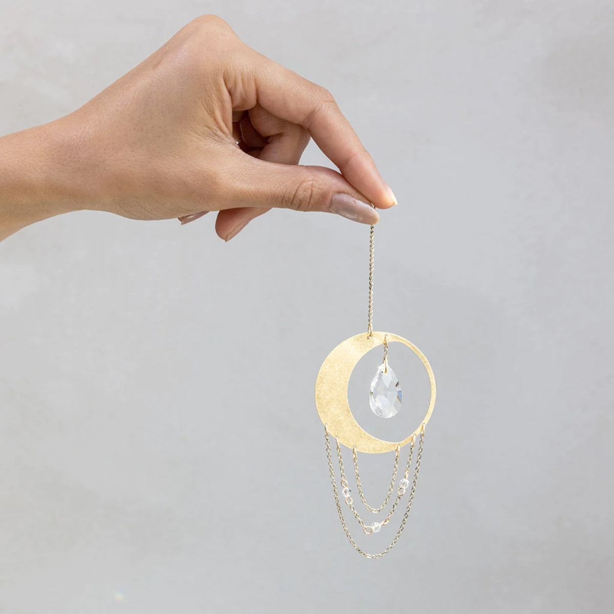 Buy Scout Curated Wears Crescent Moon Mini Suncatcher Online for Women | Free 3-Hour Delivery in Dubai | Boom & Mellow UAE