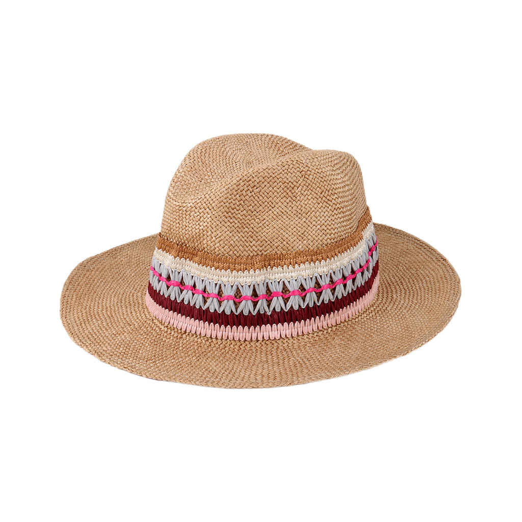 Exquisite J Raffia Hat | Boom & Mellow