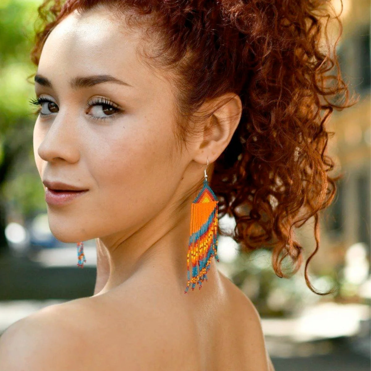 Buy Mother Sierra Parrot Tail Earrings Online for Women | Free 3-Hour Delivery in Dubai | Boom & Mellow UAE