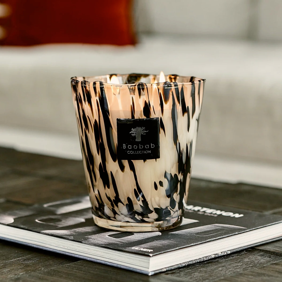 Buy Baobab Collection Max 16 Black Pearls Candle Online for Women | Free 3-Hour Delivery in Dubai | Boom & Mellow UAE