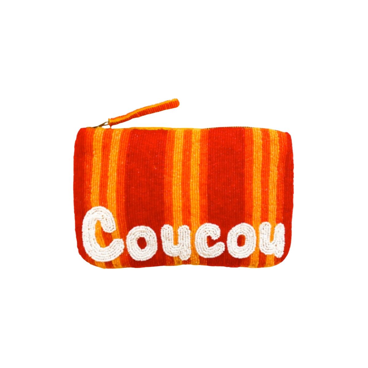 Buy The Jacksons Bags Coucou Stripe Beaded Clutch Online for Women | Free 3-Hour Delivery in Dubai | Boom & Mellow UAE