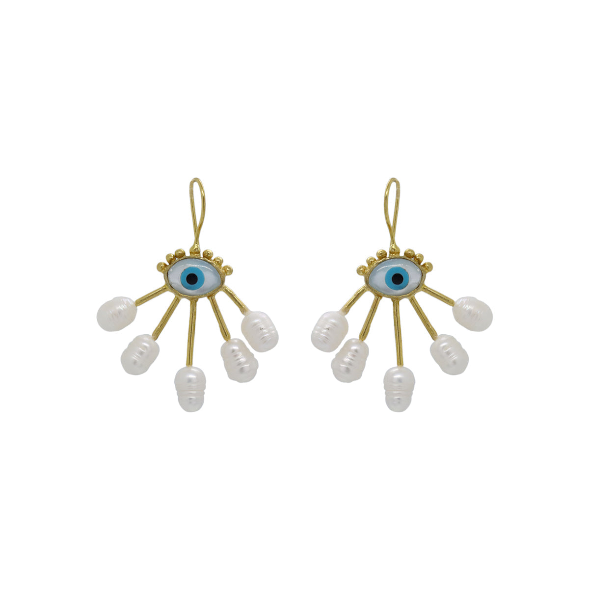 Buy You & Eye Pearl Ray Eye Earring Online for Women | Free 3-Hour Delivery in Dubai | Boom & Mellow UAE