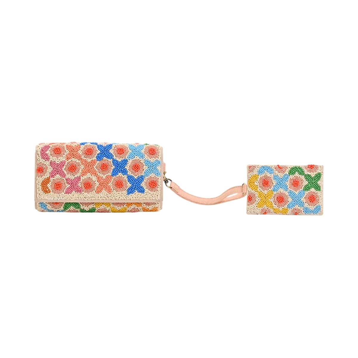 America & Beyond Knots & Petals Wallet With Card Holder