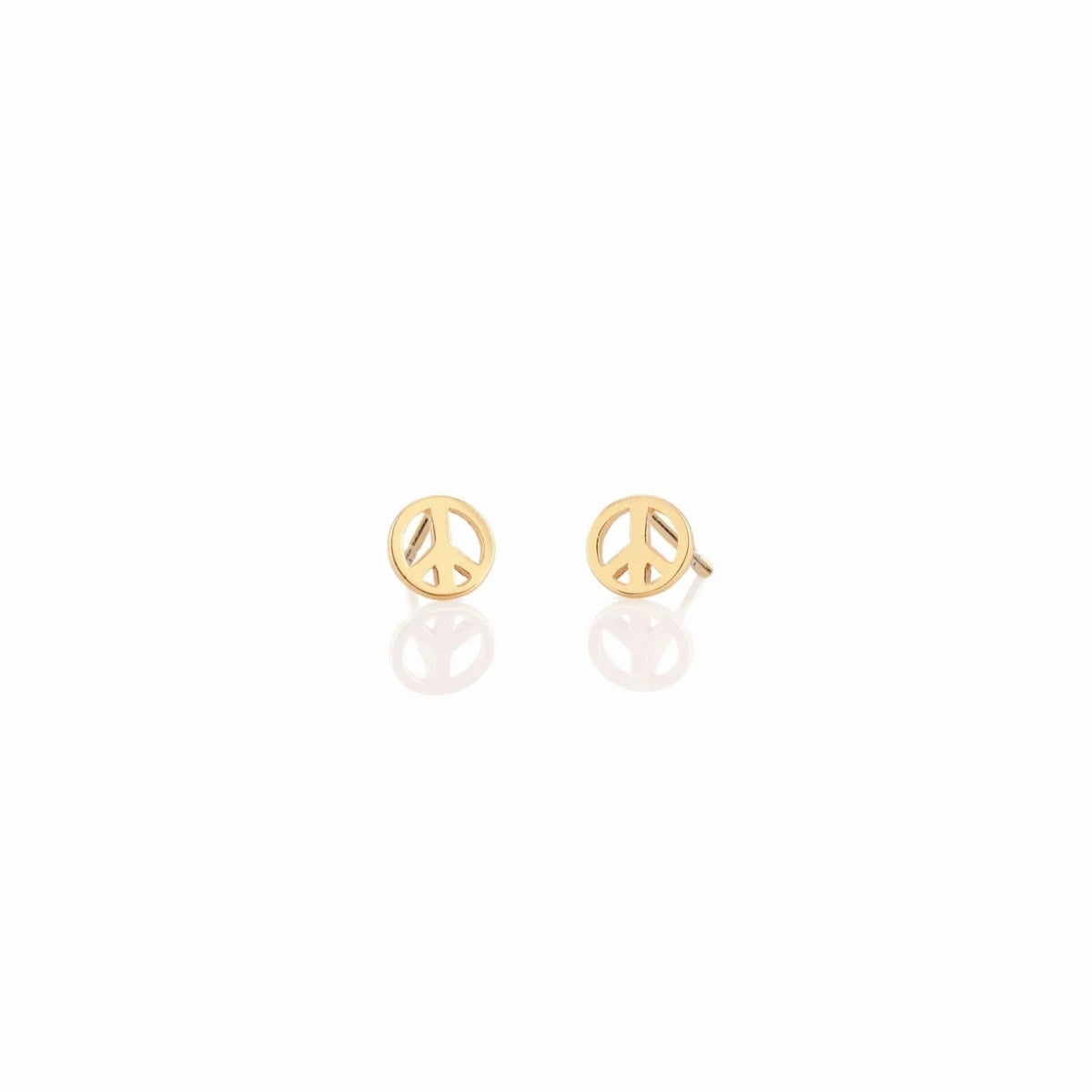 Buy Kris Nations Peace Sign Stud Earings Online for Women | Free 3-Hour Delivery in Dubai | Boom & Mellow UAE