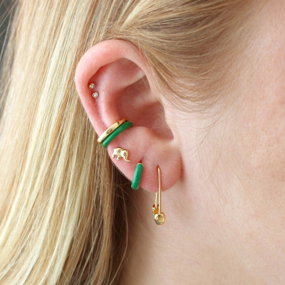 Buy Kris Nations Elephant Stud Earrings Online for Women | Free 3-Hour Delivery in Dubai | Boom & Mellow UAE