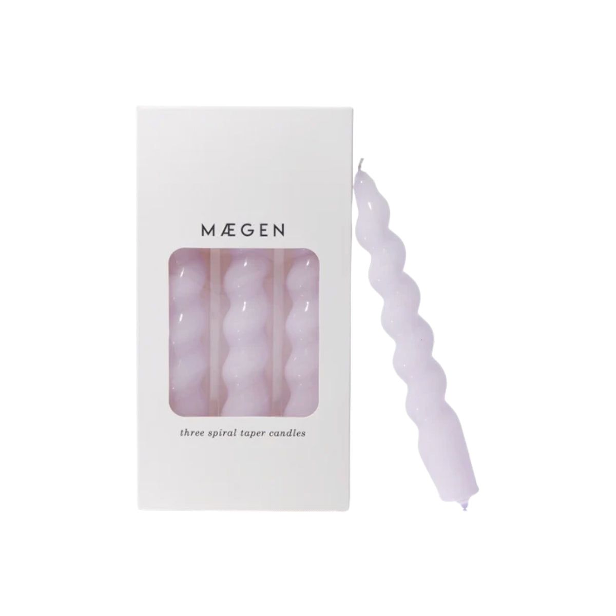 Buy Maegan Lilac Spiral Taper Candle Online for Women | Free 3-Hour Delivery in Dubai | Boom & Mellow UAE