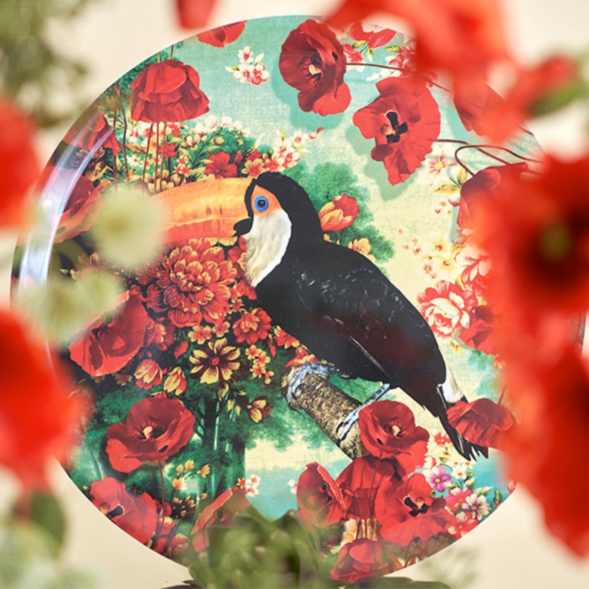 Buy Gangzai Design Touclicot Round Tray Online for Women | Free 3-Hour Delivery in Dubai | Boom & Mellow UAE