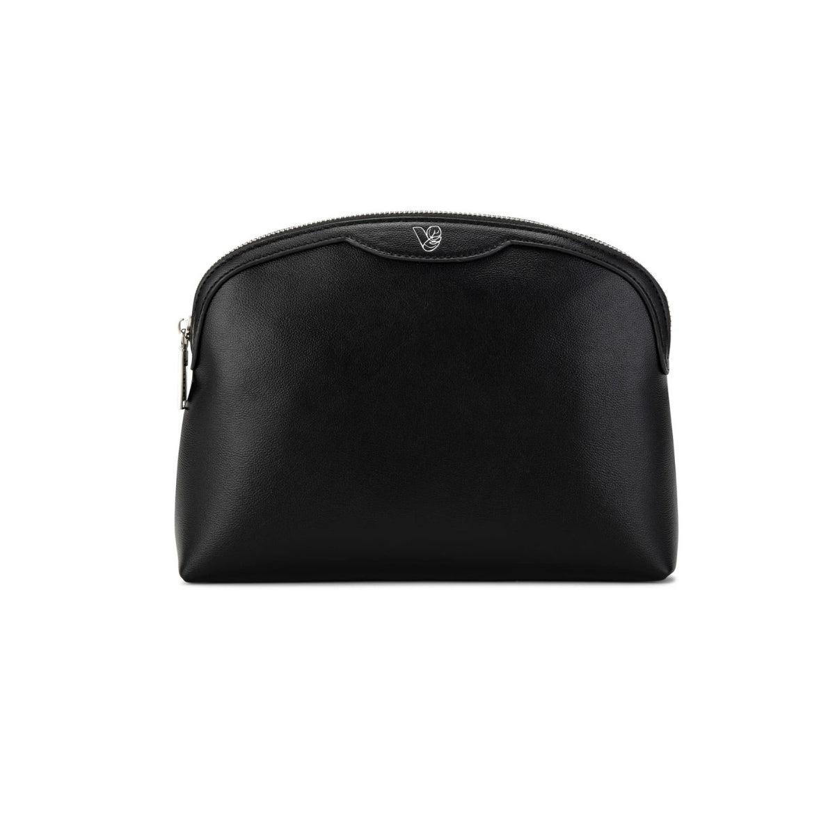 Bag by Veganologie in Large Onyx Color Travel Pouch. Made of Vegan Bamboo Leather.