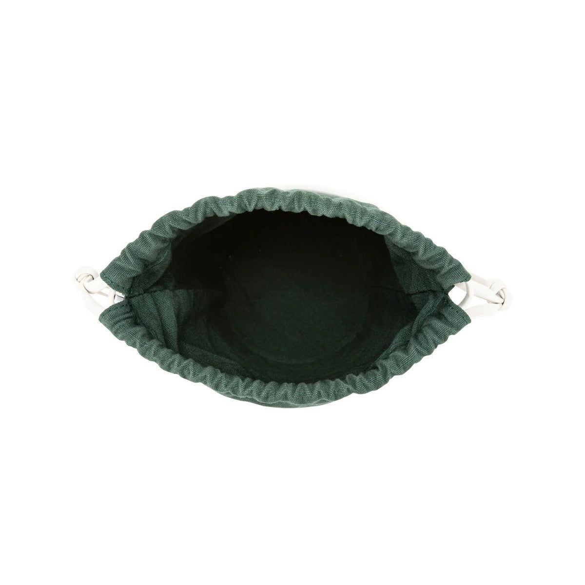 Bag by Veganologie in Vanilla Color Bucket Bag. Made of Vegan Bamboo Leather.