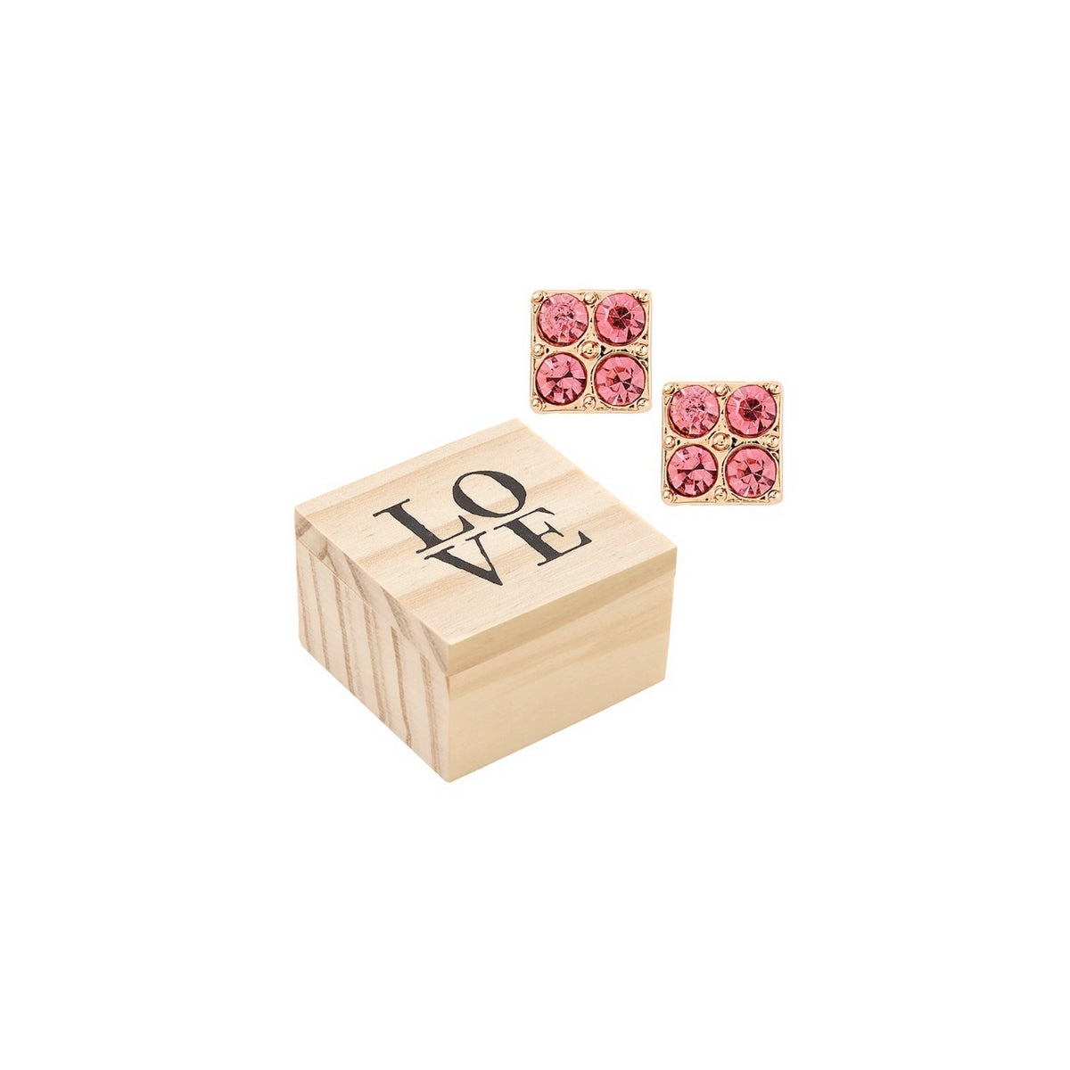 Creative Brands Love Treasure Box Earrings