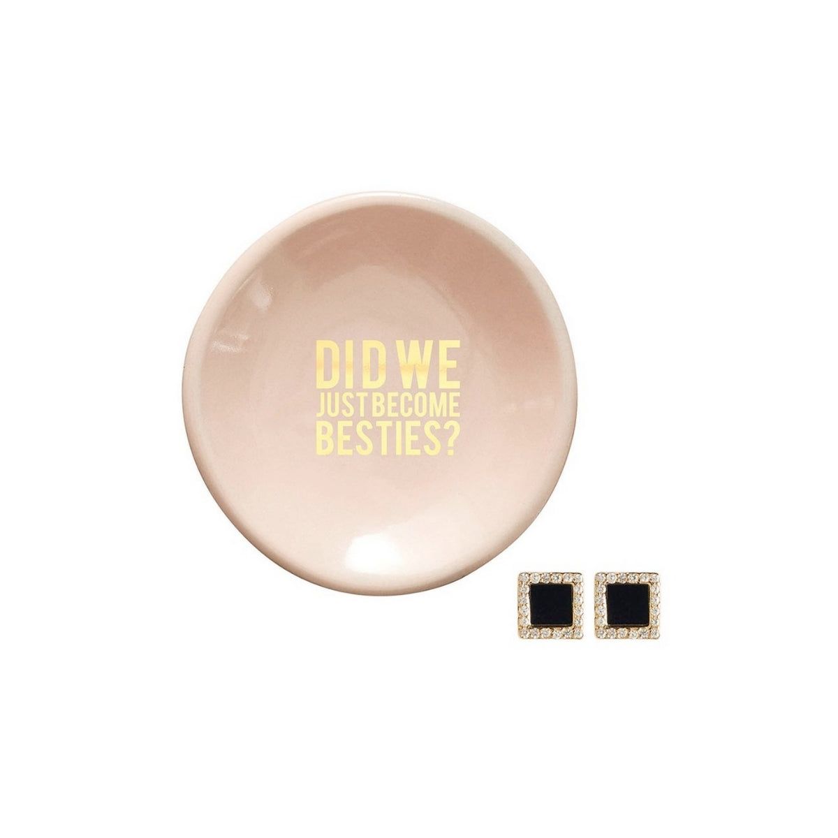 Creative Brands Besties Earrings And Tray