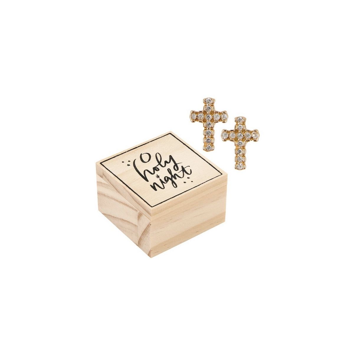 Creative Brands O Holy Night Treasure Box Earrings