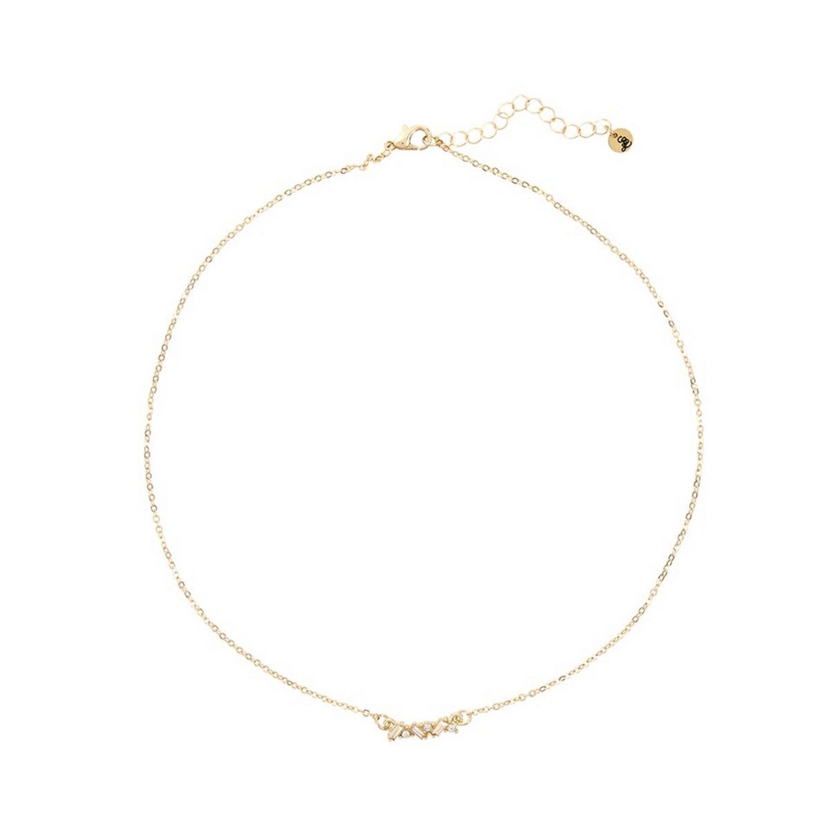 Creative Brands Golden Thank You Crystal Necklace