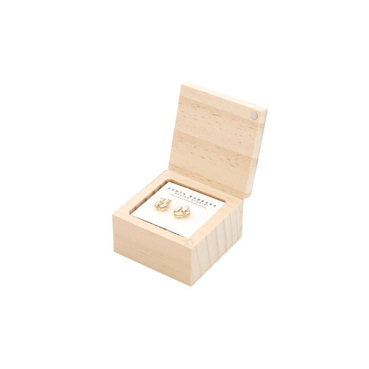 Creative Brands Flower Treasure Box Earrings