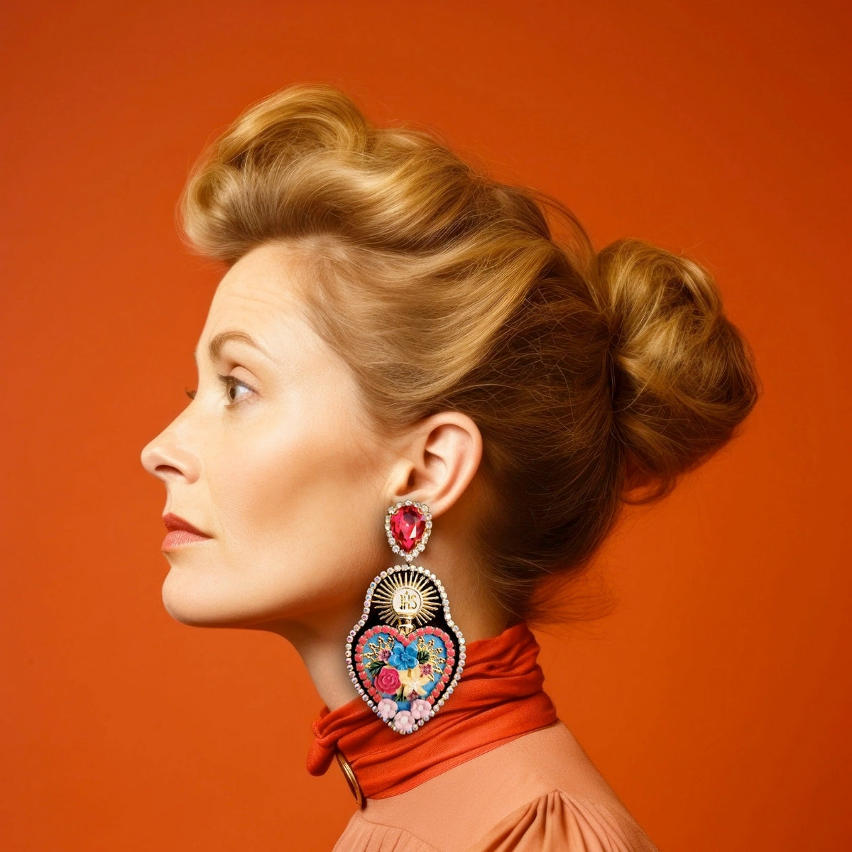 Mouchkine Jewelry Black Ex Voto Earrings