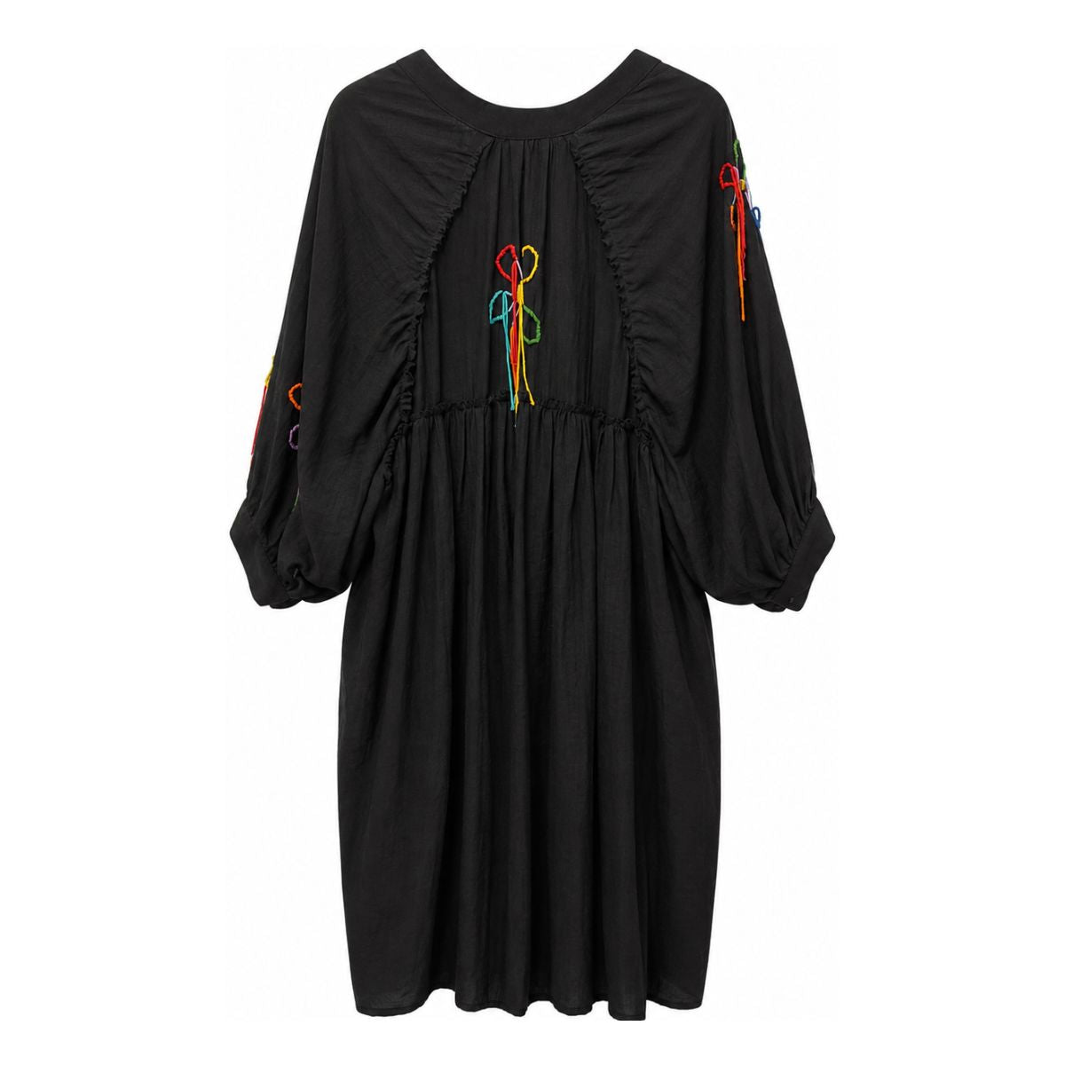 Wildflower Embroidered Shirt Dress
