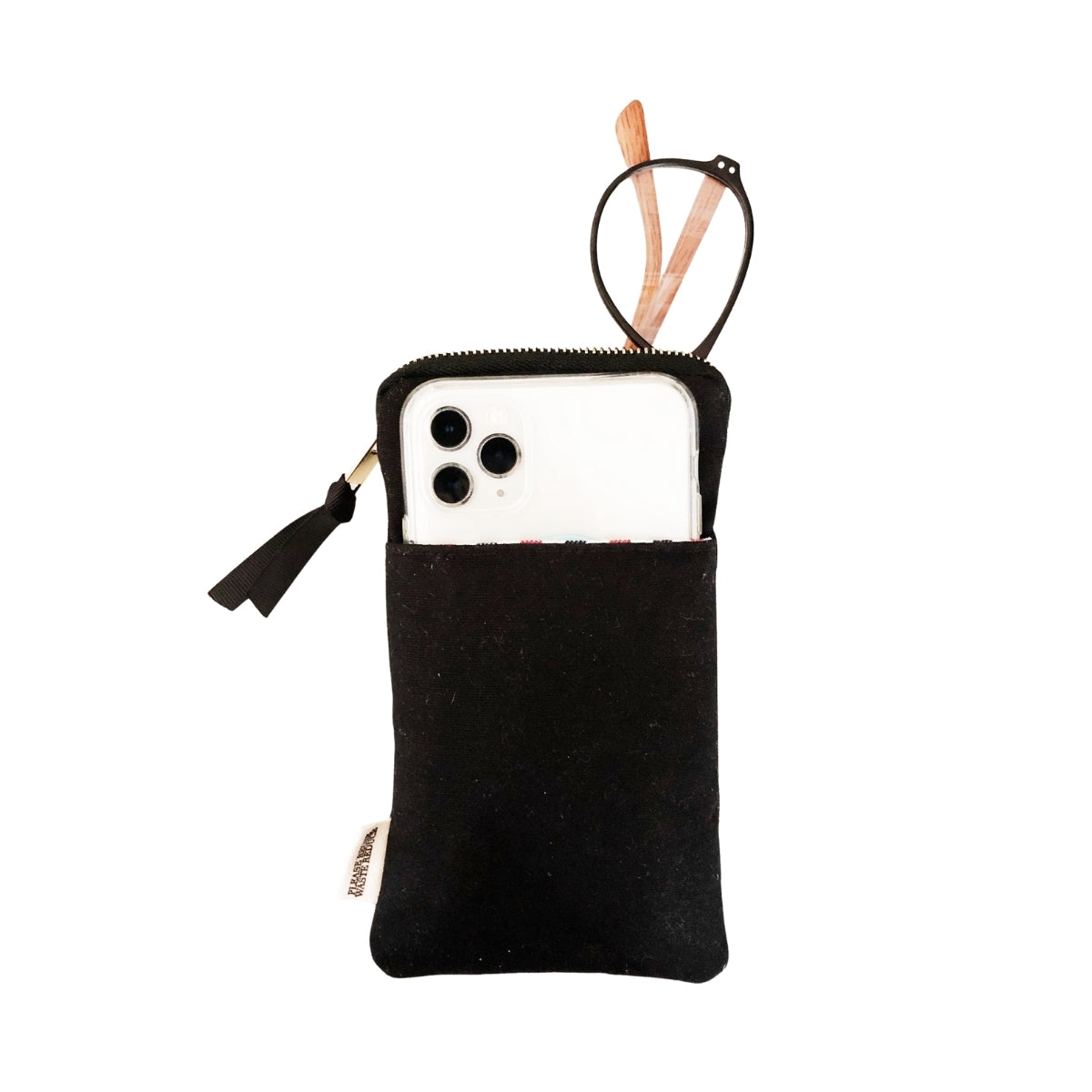 Bag-All Black Specs Glasses Case with Slip Pocket