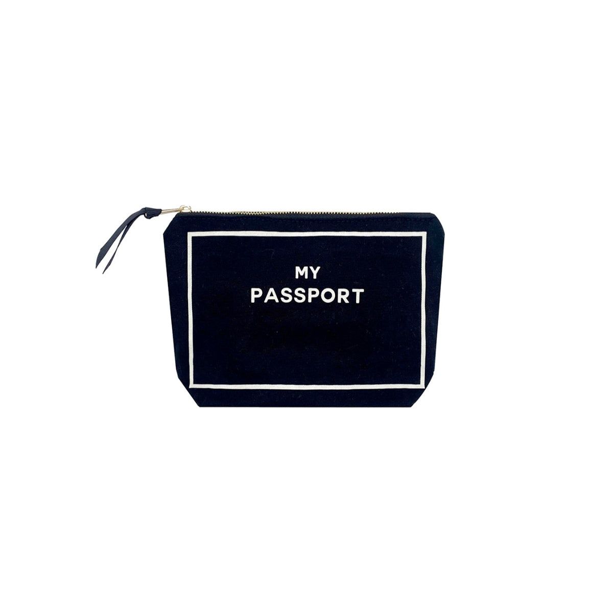 Bag-All Black Passport Travel Pouch