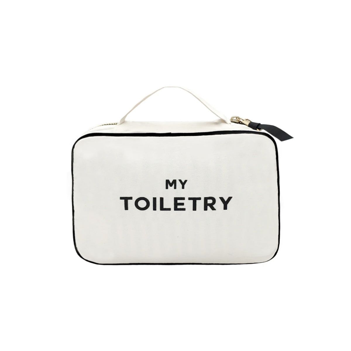 Bag-All Cream Hanging Toiletry Travel Bag
