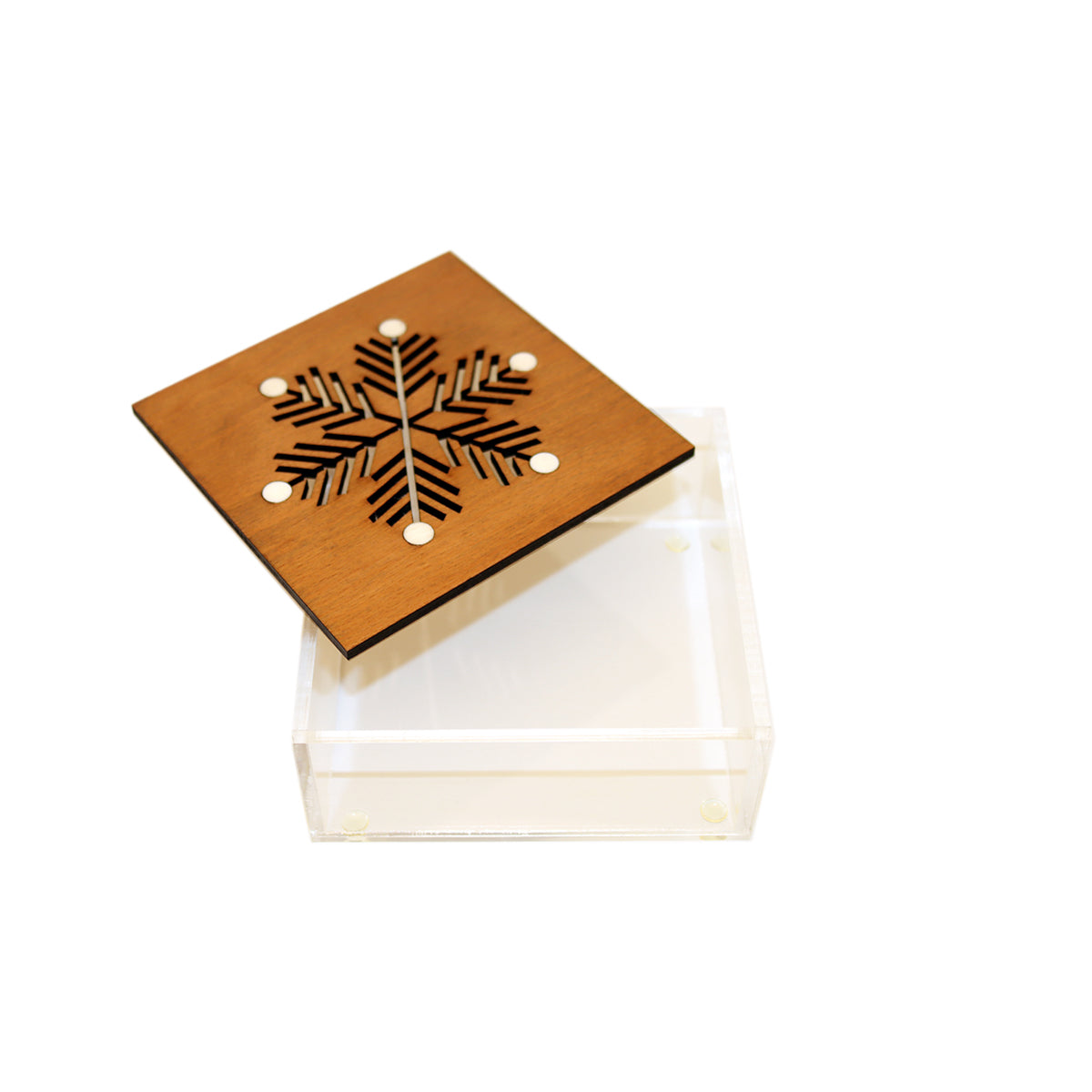 Antekana Small Snowflake Plexi Box