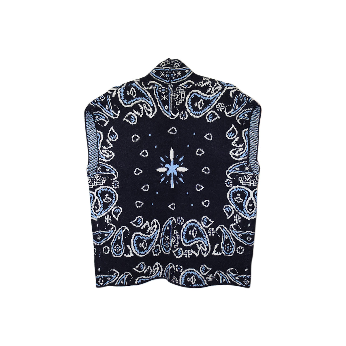 Blue Bandana Paisley Vest
