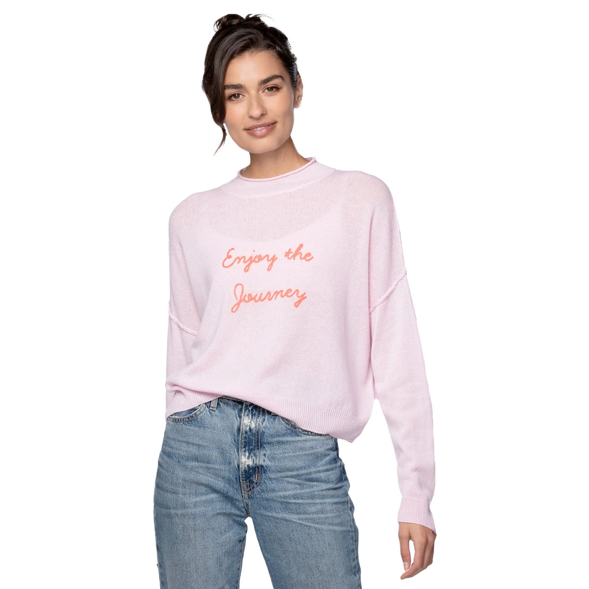 Golden Sun Enjoy The Journey Cashmere Sweater