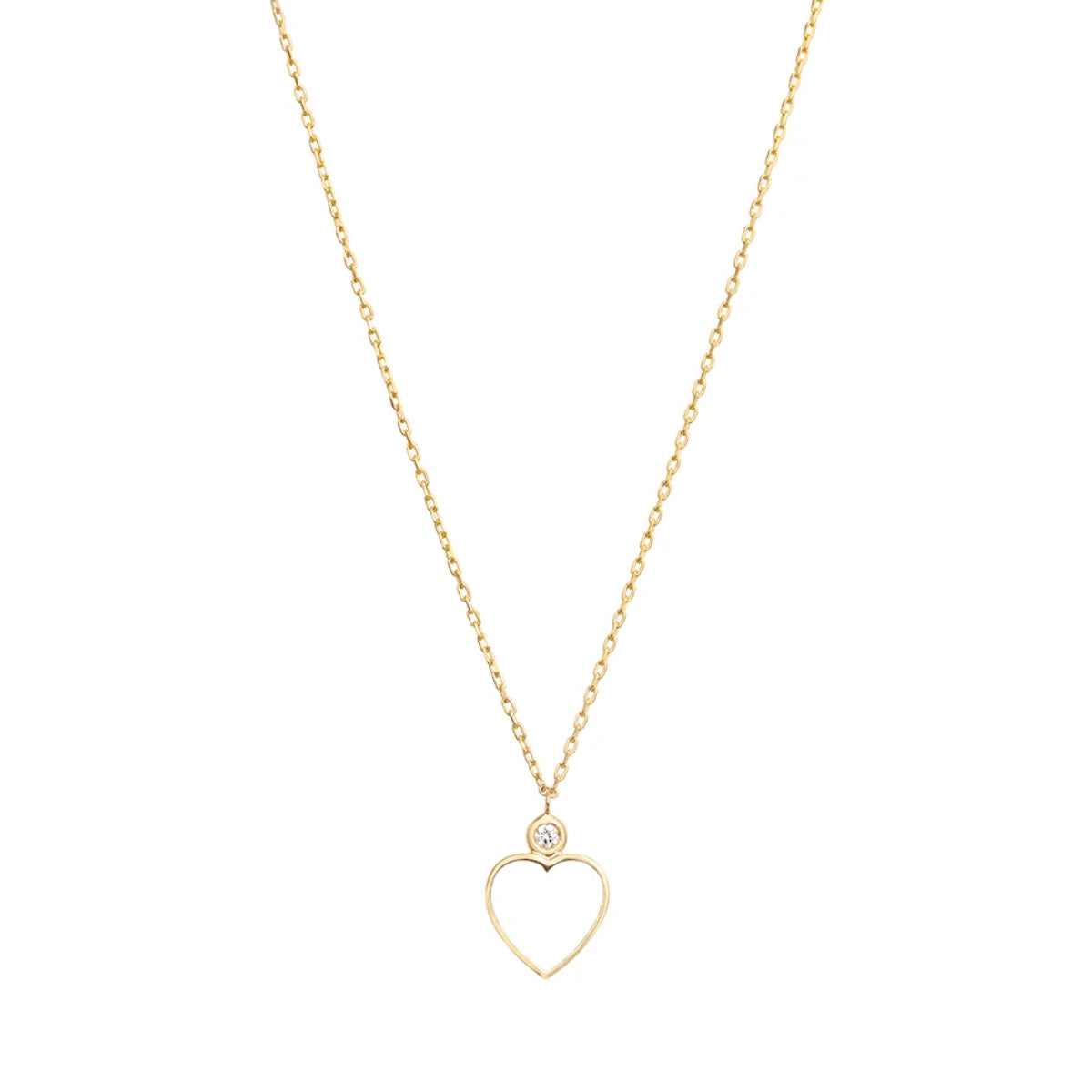 Alexa Jewelry 18k Gold White Rockstar Necklace