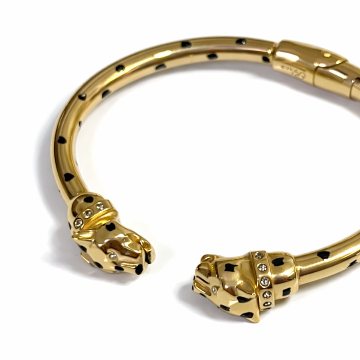 Polina Gold Panther Cuff Bracelet