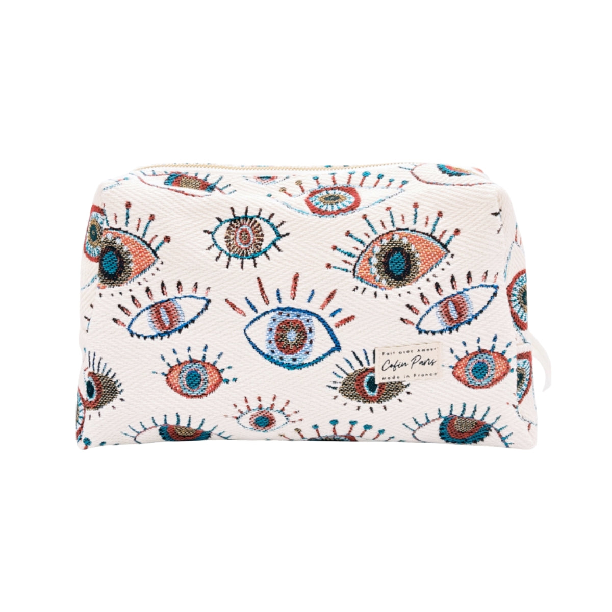 Cofin Paris XL Beige Cyclope Toiletry Bag