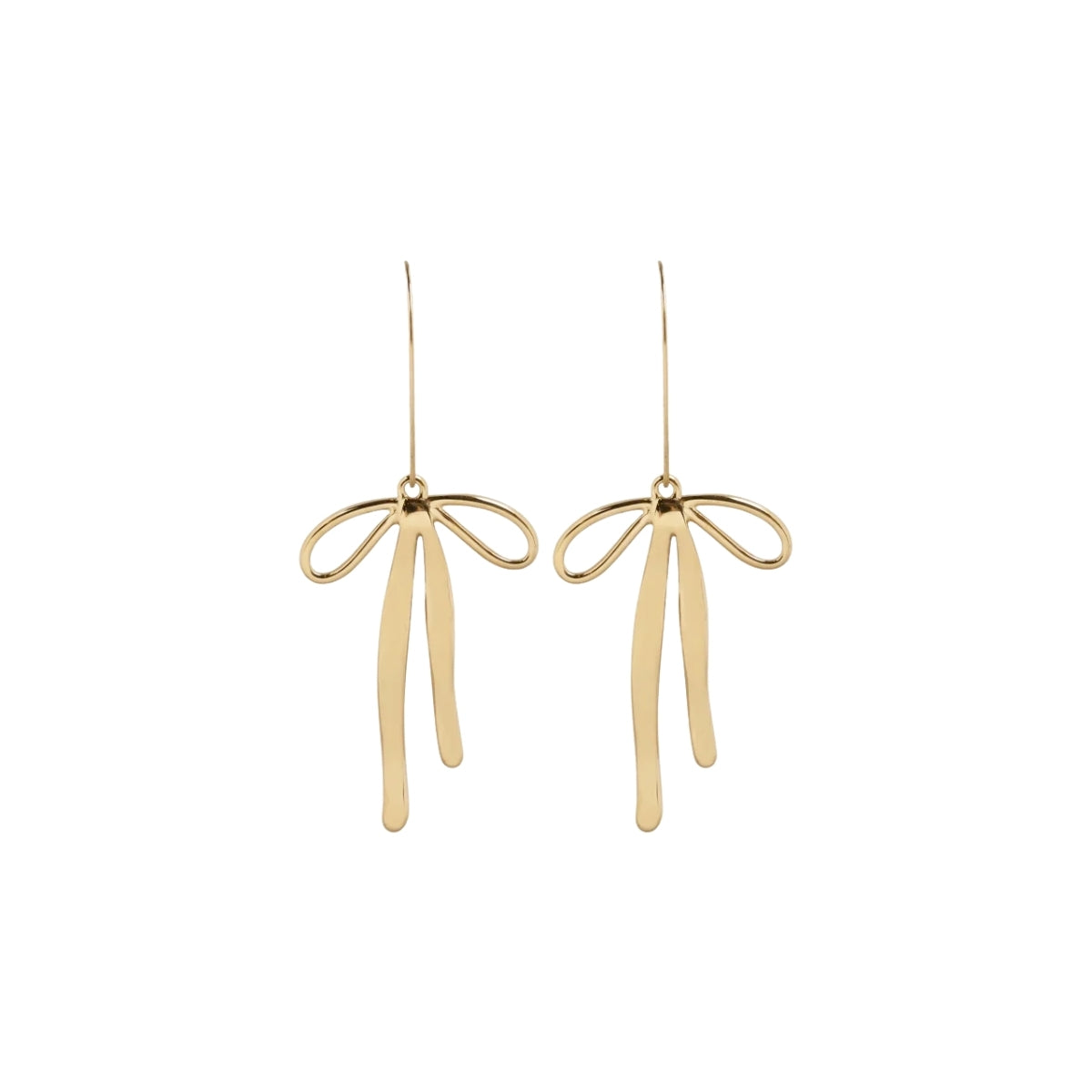 You & Eye Flowy Bow Drop Earrings