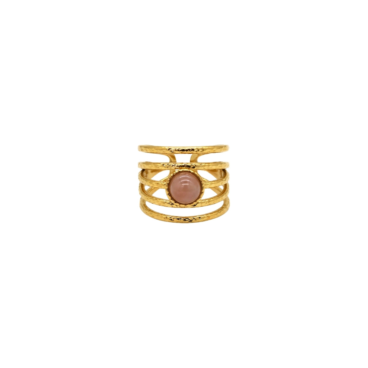 You & Eye Sun Stone Tiered Gemstone Ring