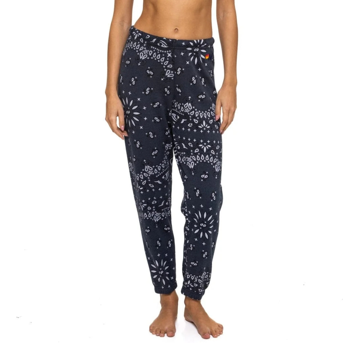 Aviator Nation Charcoal Bandana Sweatpants