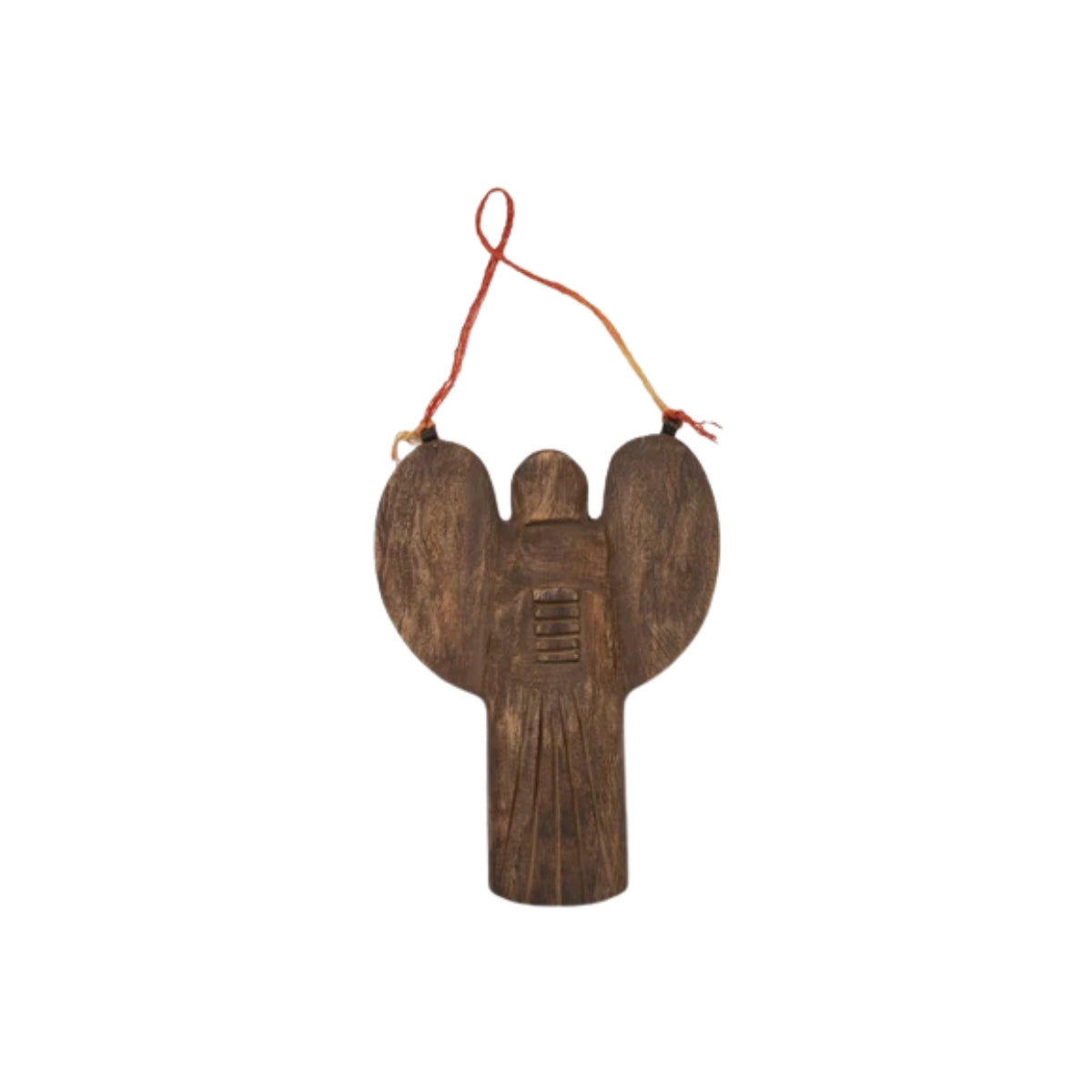 Sugarboo & Co Angel Hand Carved Wood Art Wall Hanging