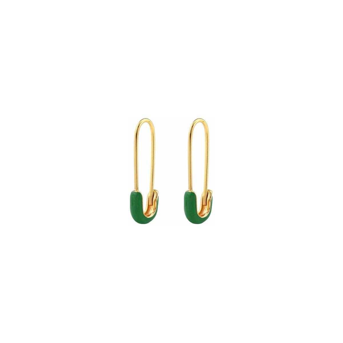 Safety Pin Hoop Earrings