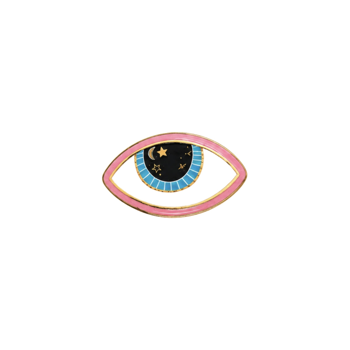 Noorena Pink Celestial Evil Eye Ceramic Magnet
