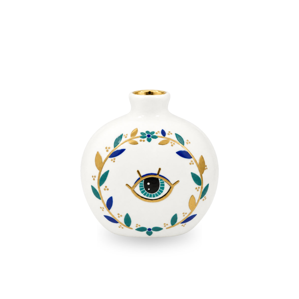 Noorena Medium Wreath Evil Eye Ceramic Pomegranate