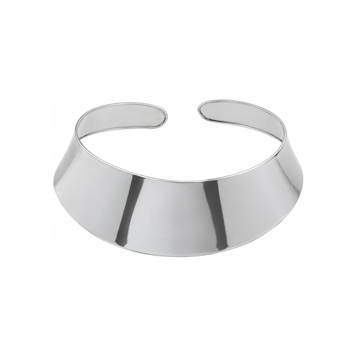 Wide Band Open Collar Choker