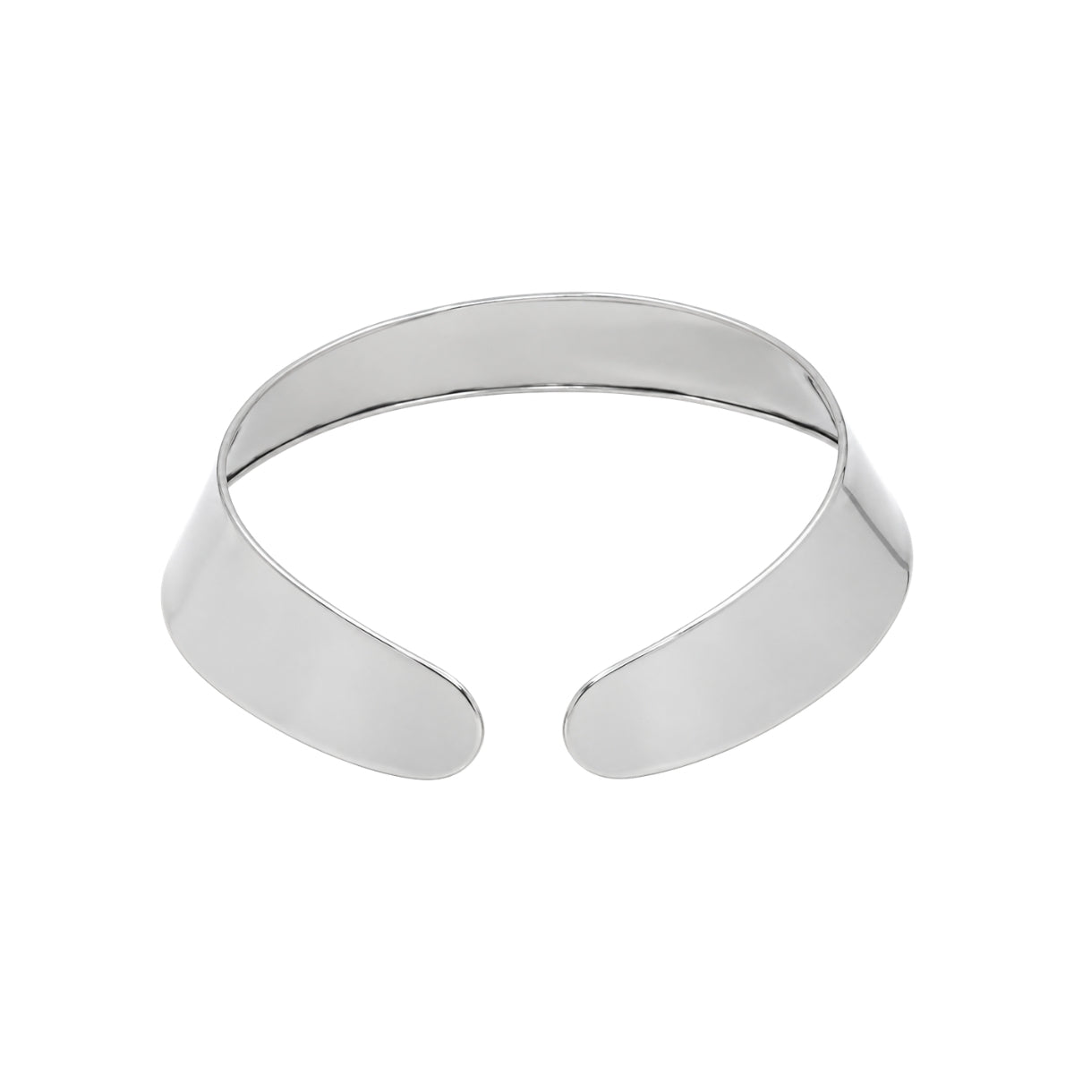 Wide Band Open Collar Choker