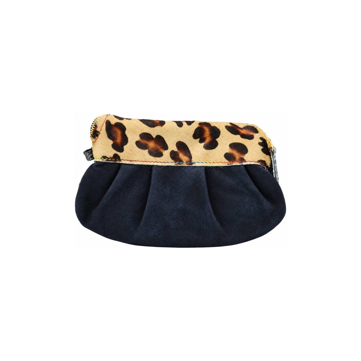 Leopard Fur Tight Rope Dancer Clutch