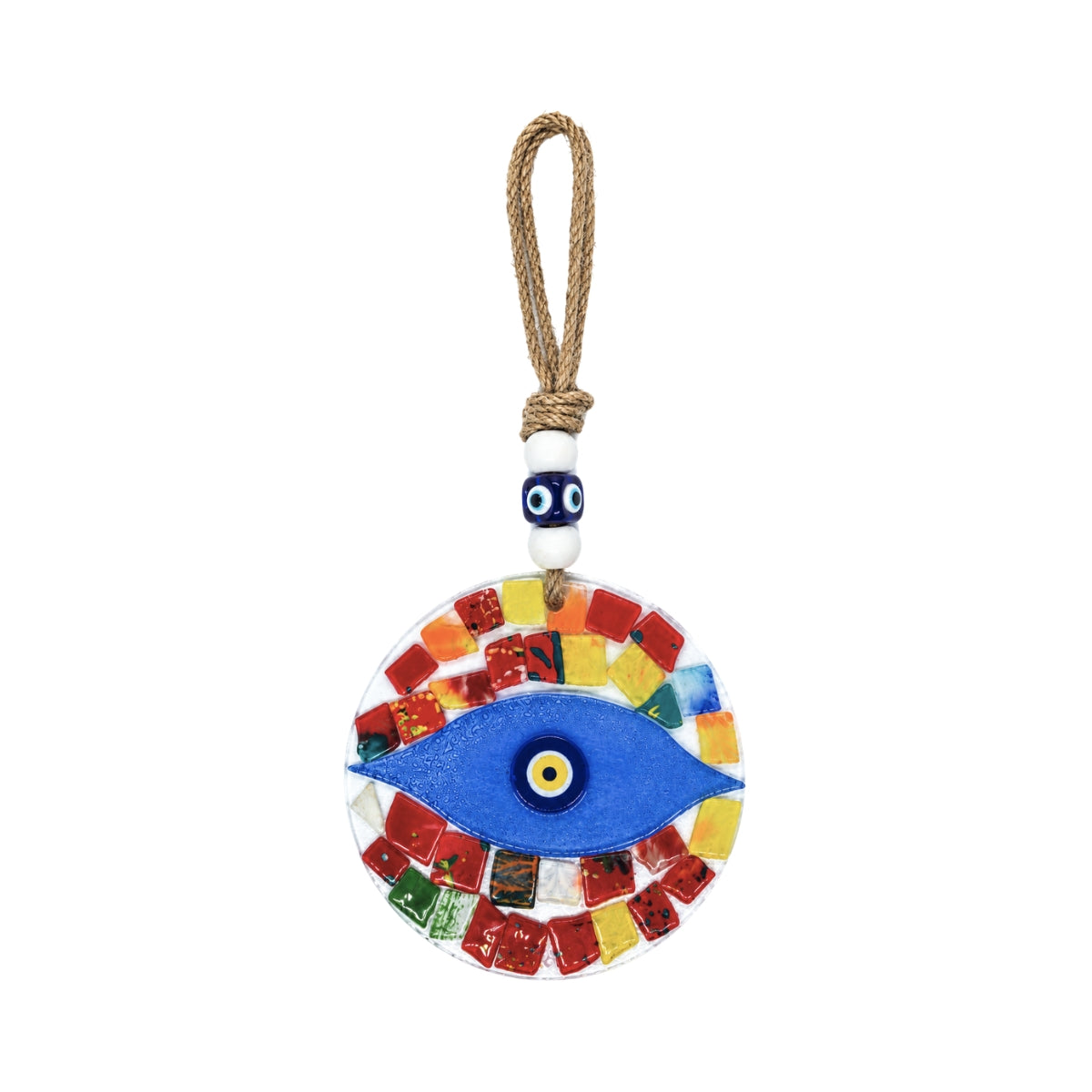 You & Eye Tiled Mosaic Evil Eye Wall Hanging