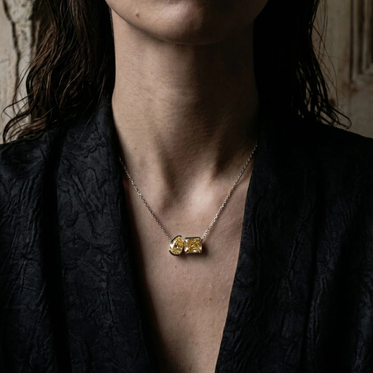 Duality Citrine Necklace