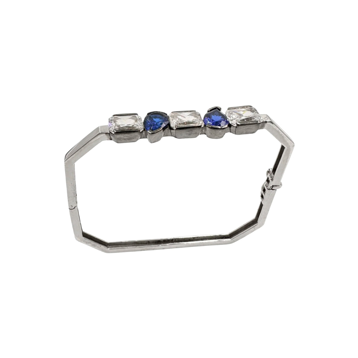 Chant Arzo Duality Blue Sapphire & CZ Bracelet