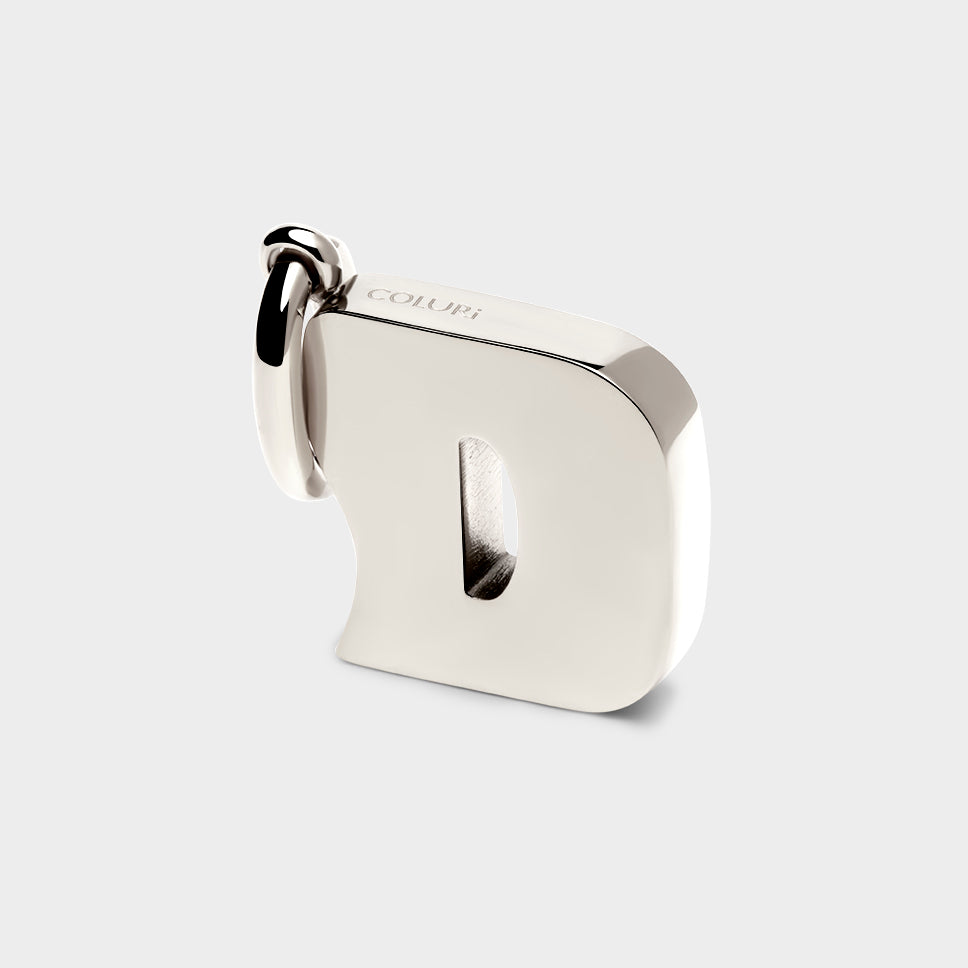 Silver Letter Charm