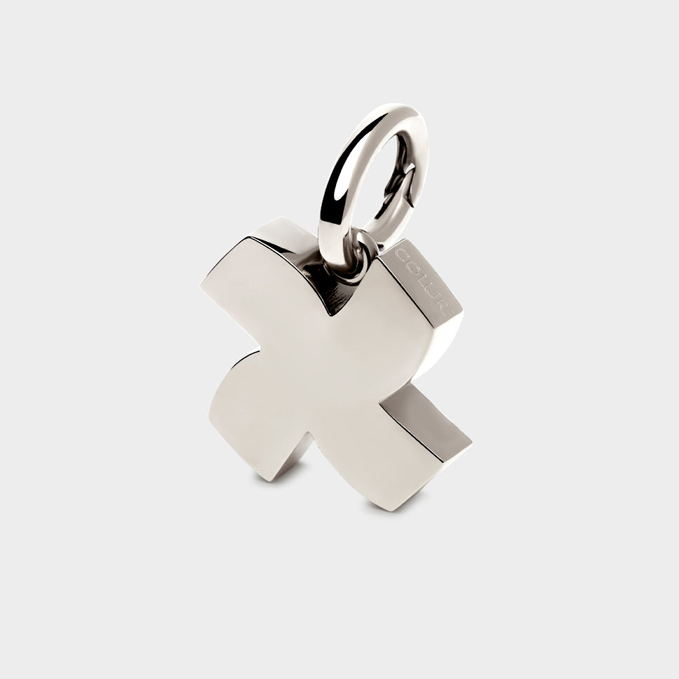Silver Letter Charm