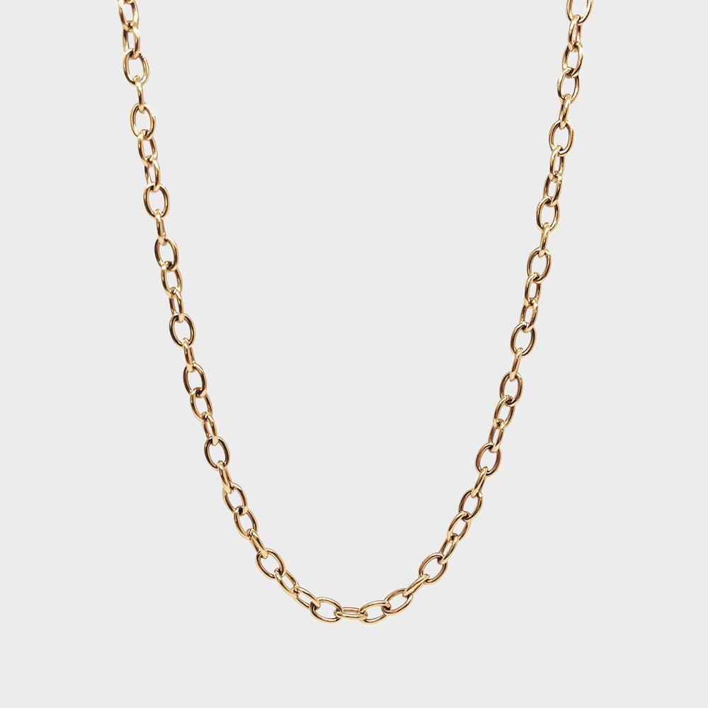 Coluri Thin Charm Chain Necklace