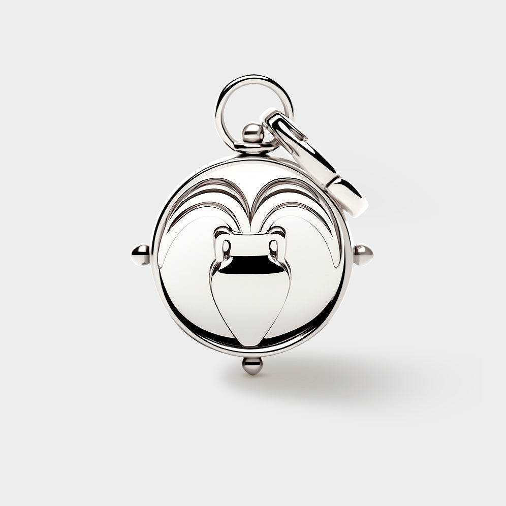 Silver Double-Sided Zodiac Charm